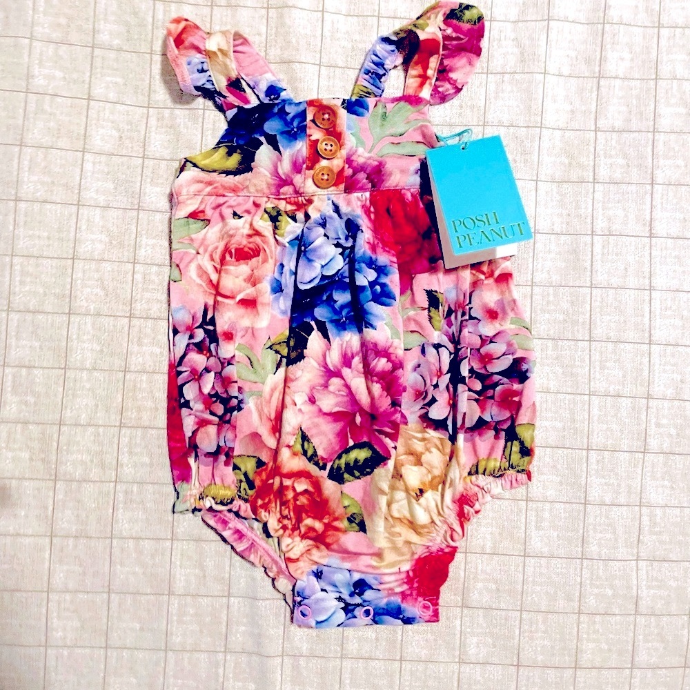 NWT Floral Bubble Romper